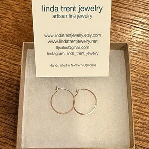 Rose Gold Hoop Earrings